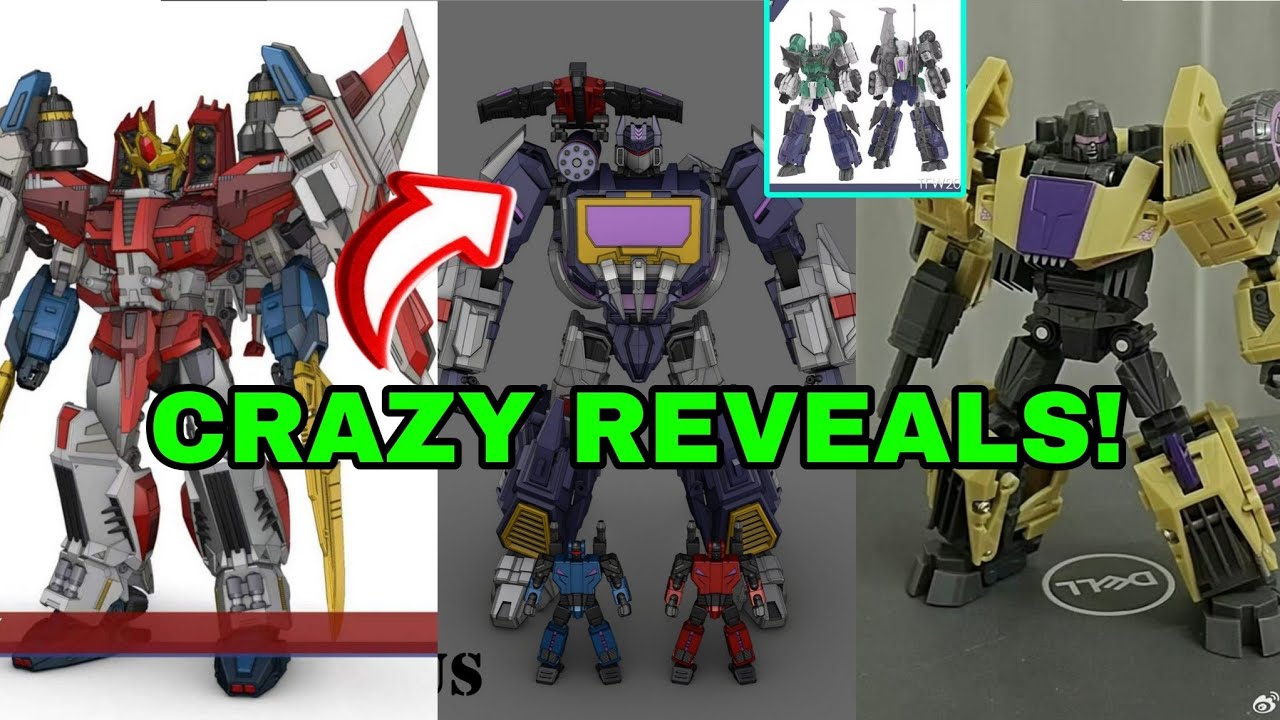 АНОНСЫ! WFC Game Soundwave, Lazerbeak, Frenzy, Rumble! FOC Swindle! G1 Sixshot! 2 в 1 Starscream!