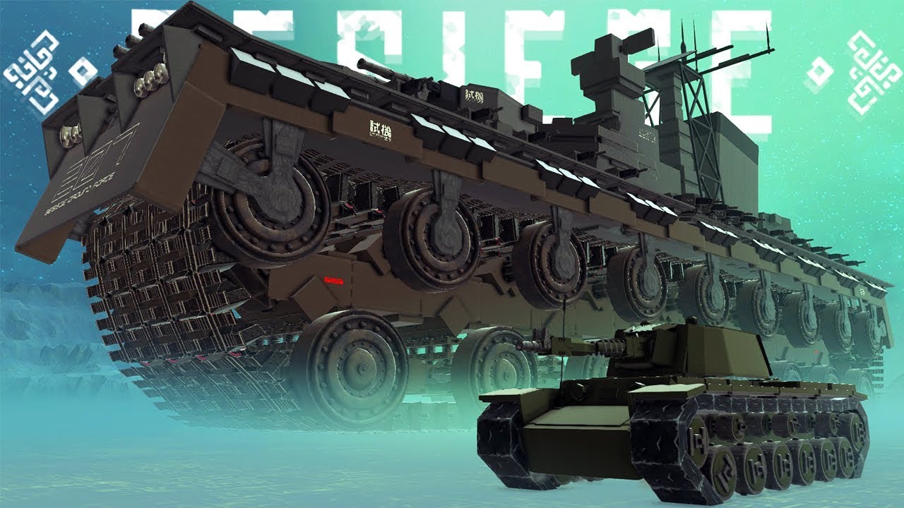 The Largest Tank Known To Man - Triple-barrel Tank & More Amazing Creations - Besiege Best Creations