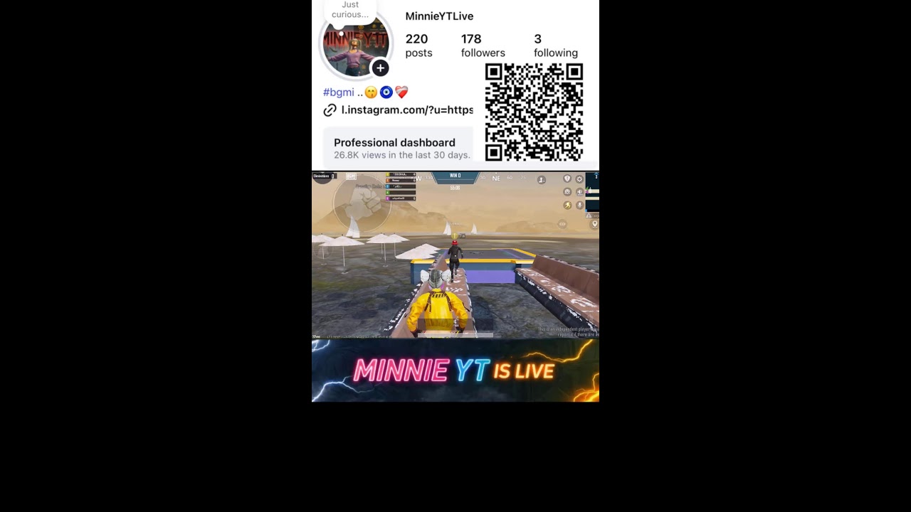 let's prank on everyone in bgmi😂😂#so guys get ready#😂😒#bgmilive#bgmi#minnieytlive