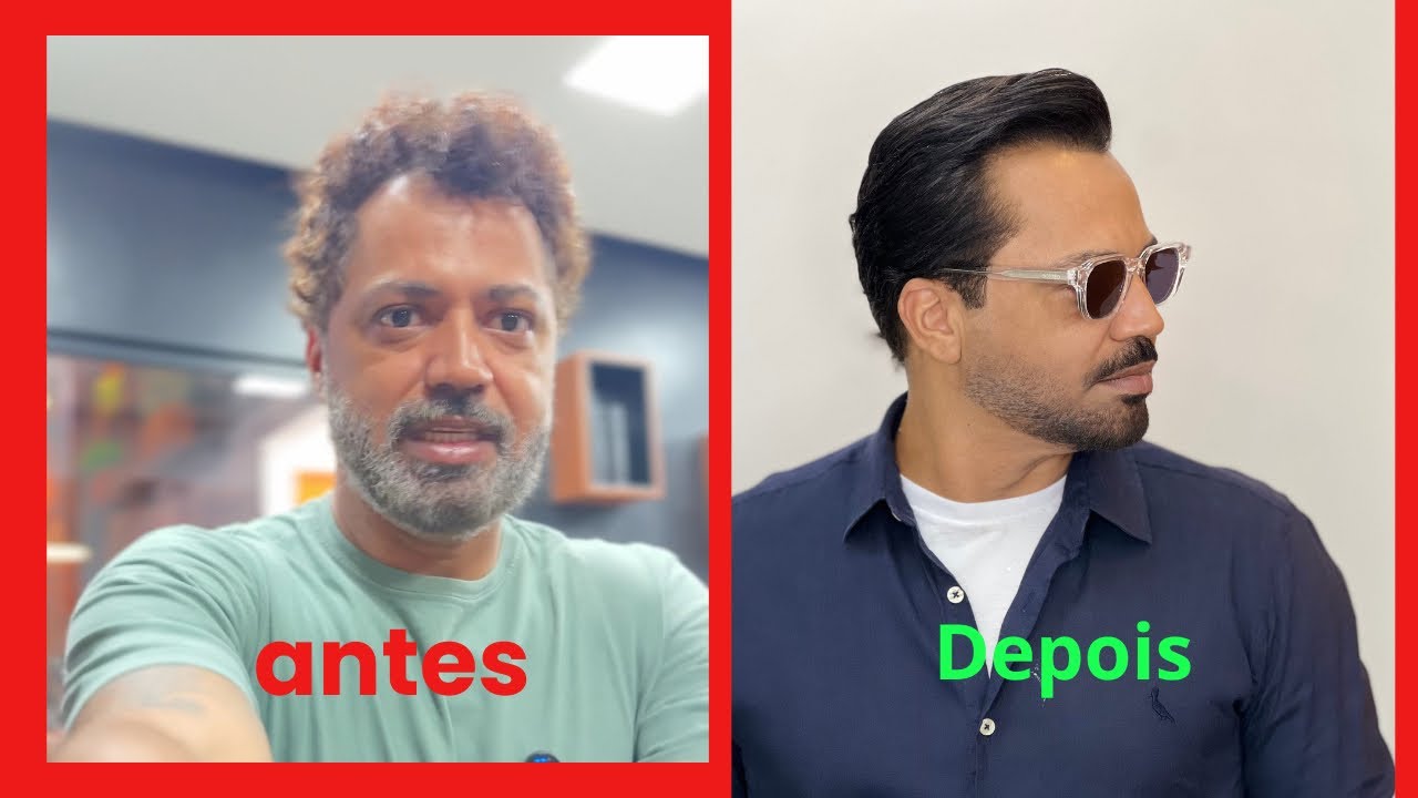 Como pintar #barba e #cabelo  sem manchar e como fazer #selagem sem ficar amarelo.