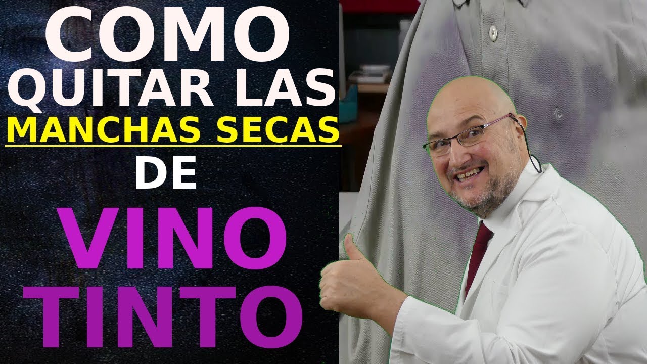 Como quitar las manchas de vino tinto. Método infalible 🌟🌟🌟🌟🌟