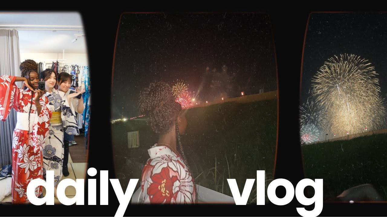 ÉTÉ AU JAPON || kimono, feu d'artifice, festival