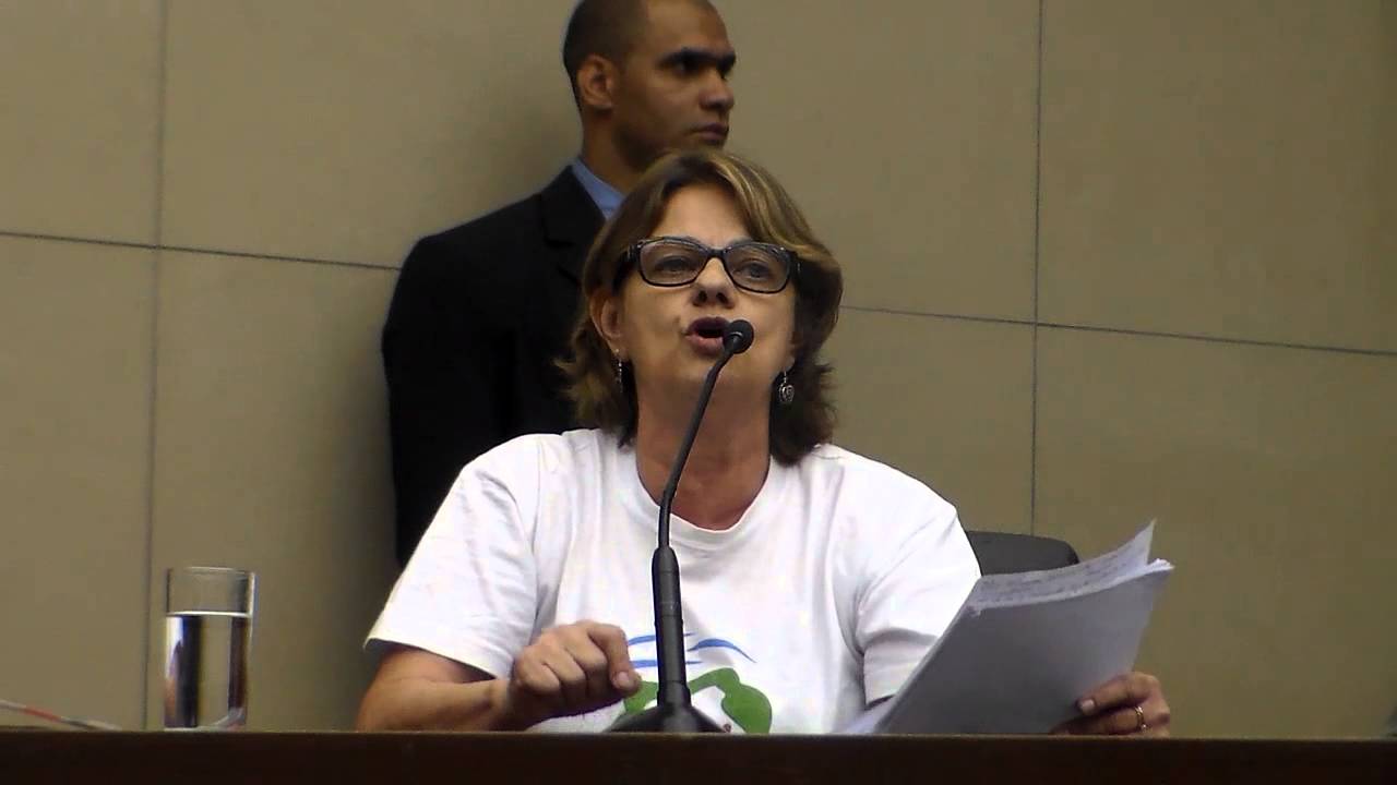 Presidente da APACD Magali Ferraz defende a Mata do Planalto em BH- 26/03, Camara Municipal