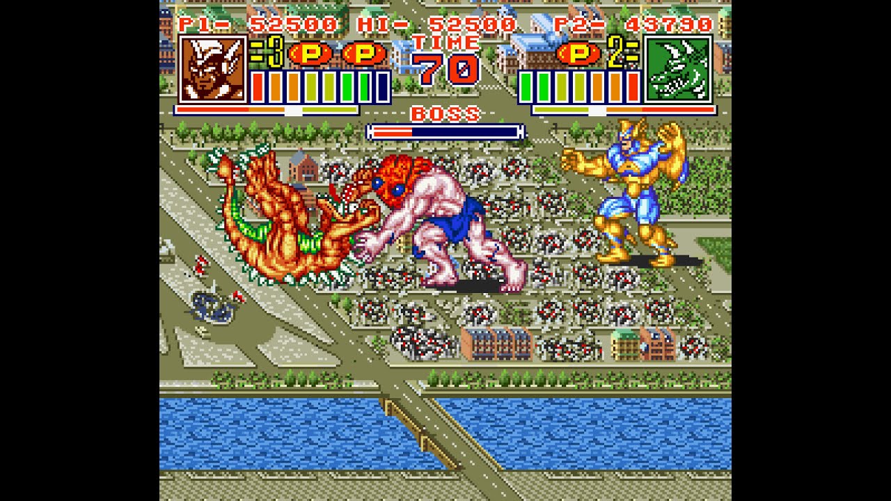 King of the Monsters 2 SNES 2 player Netplay 60fps