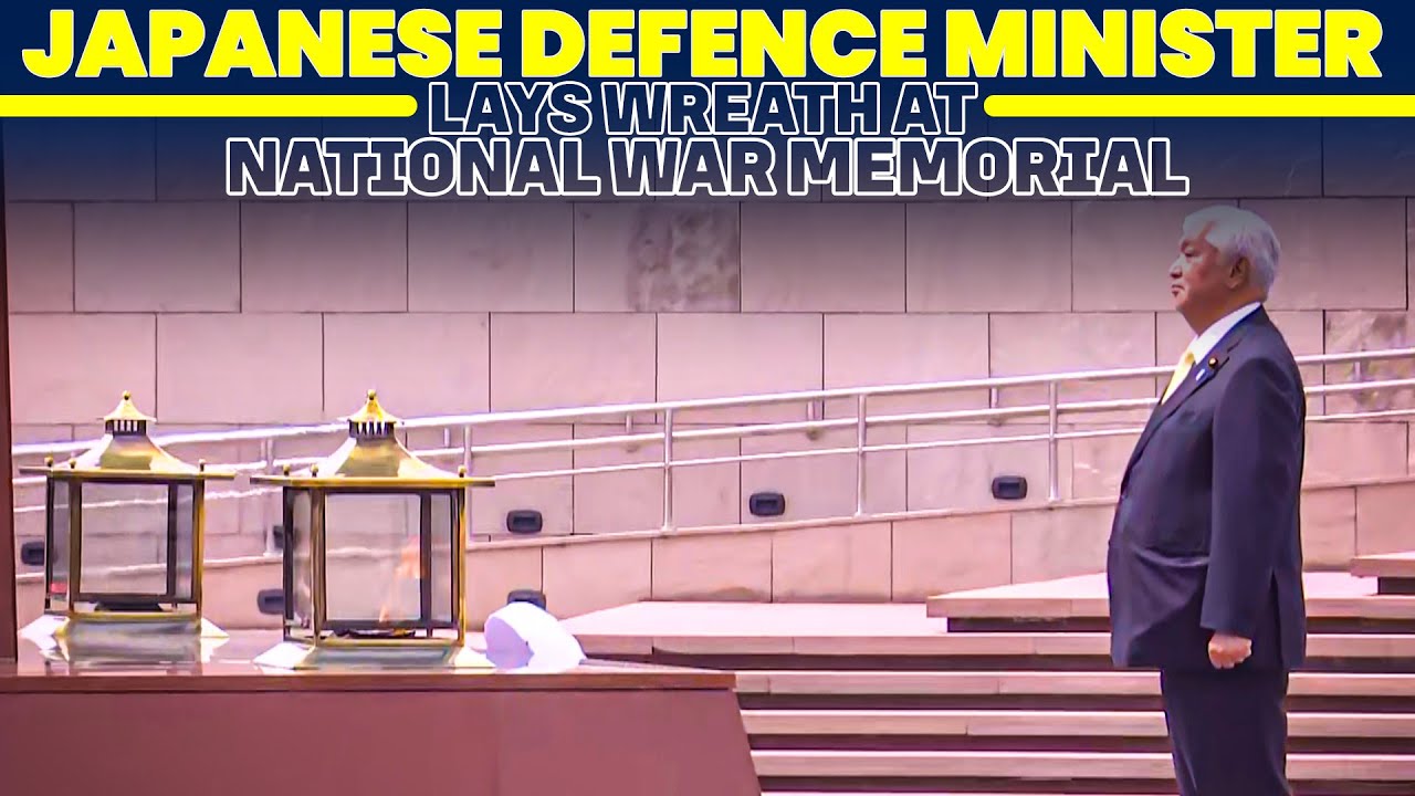 LIVE: Japanese defence minister Gen Nakatani lays wreath at National War Memorial | India | Japan