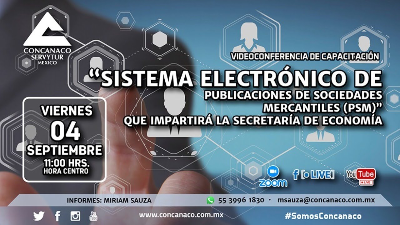 Sistema Electrónico de Publicaciones de Sociedades Mercantiles (PSM) - Secretaría de Economía