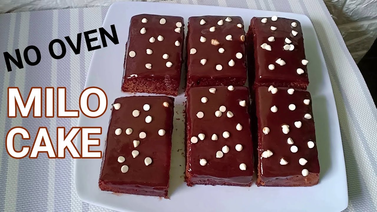 No Oven Milo Cake Recipe | How to Bake Milo Cake Without Oven