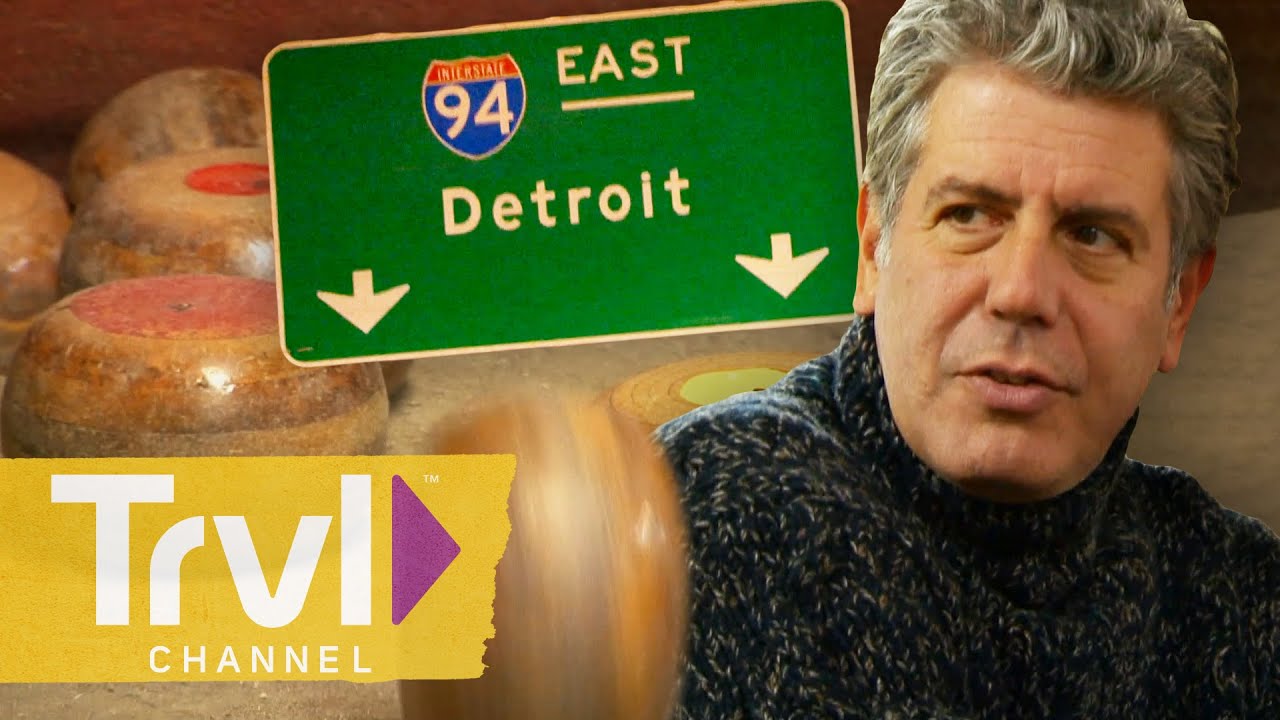 Featherbowling & Belgian Bar Food in Detroit | Anthony Bourdain: No Reservations | Travel Channel