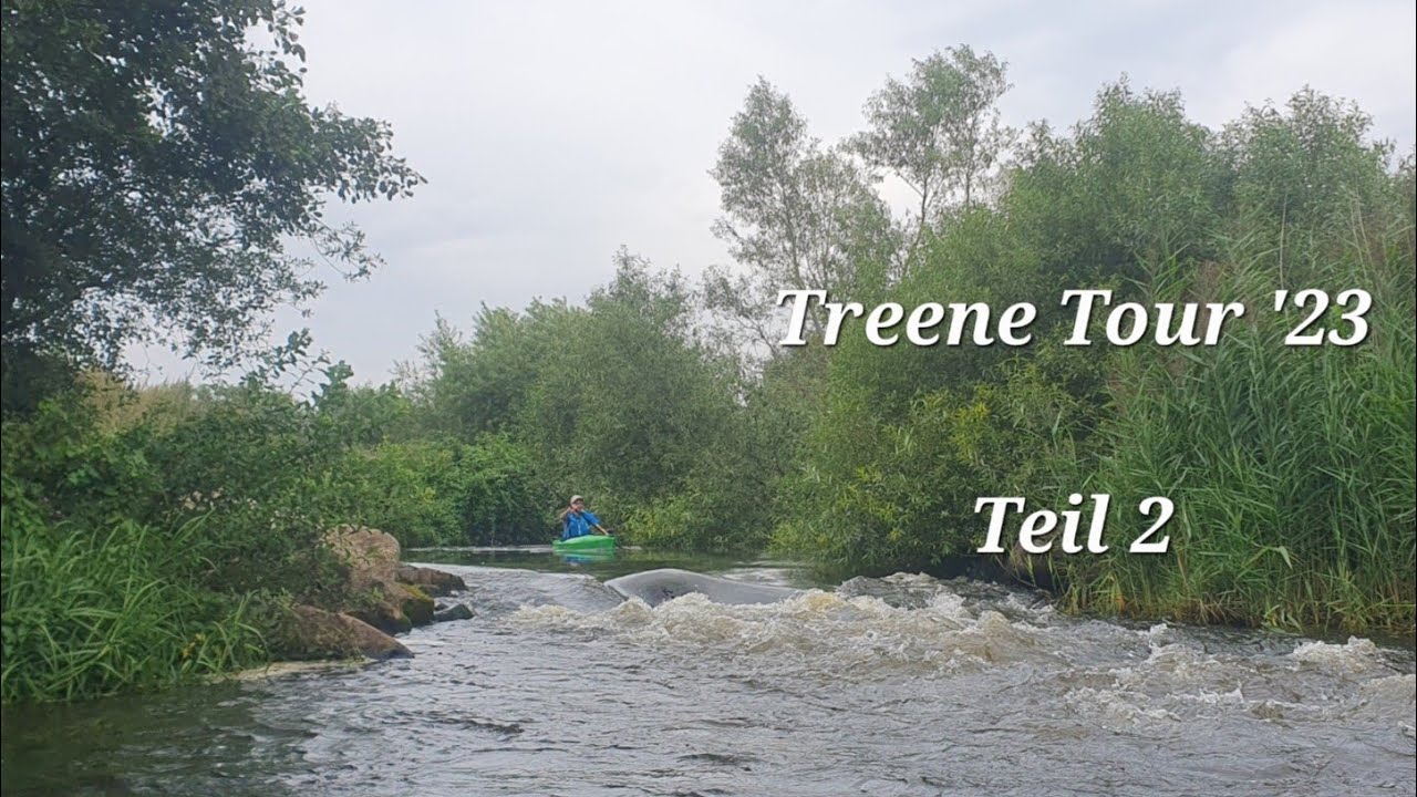 Kajaktour auf der Treene, Teil 2, von Langstedt nach Treia,