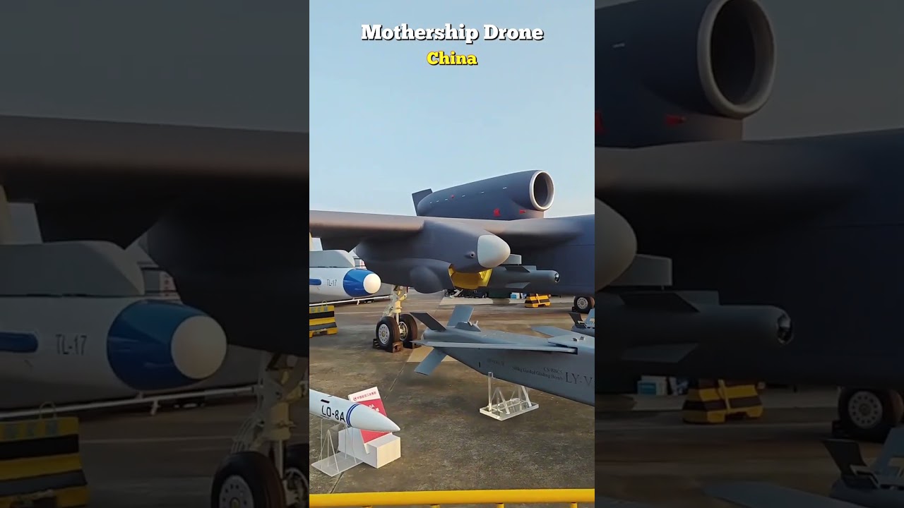 🚀 China Unveils 'Mothership' Drone! #Drones #MilitaryTech #ChinaDrone  #MothershipDrone #DroneSwarm