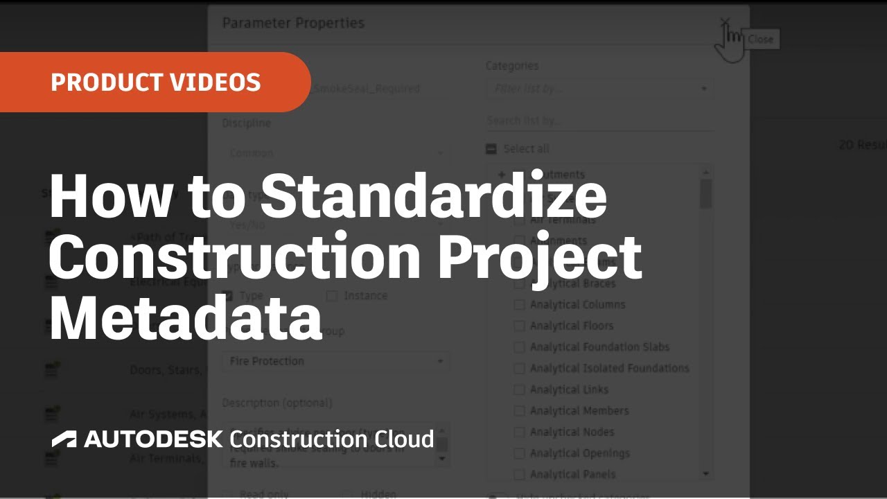 How to Standardize Construction Project Metadata