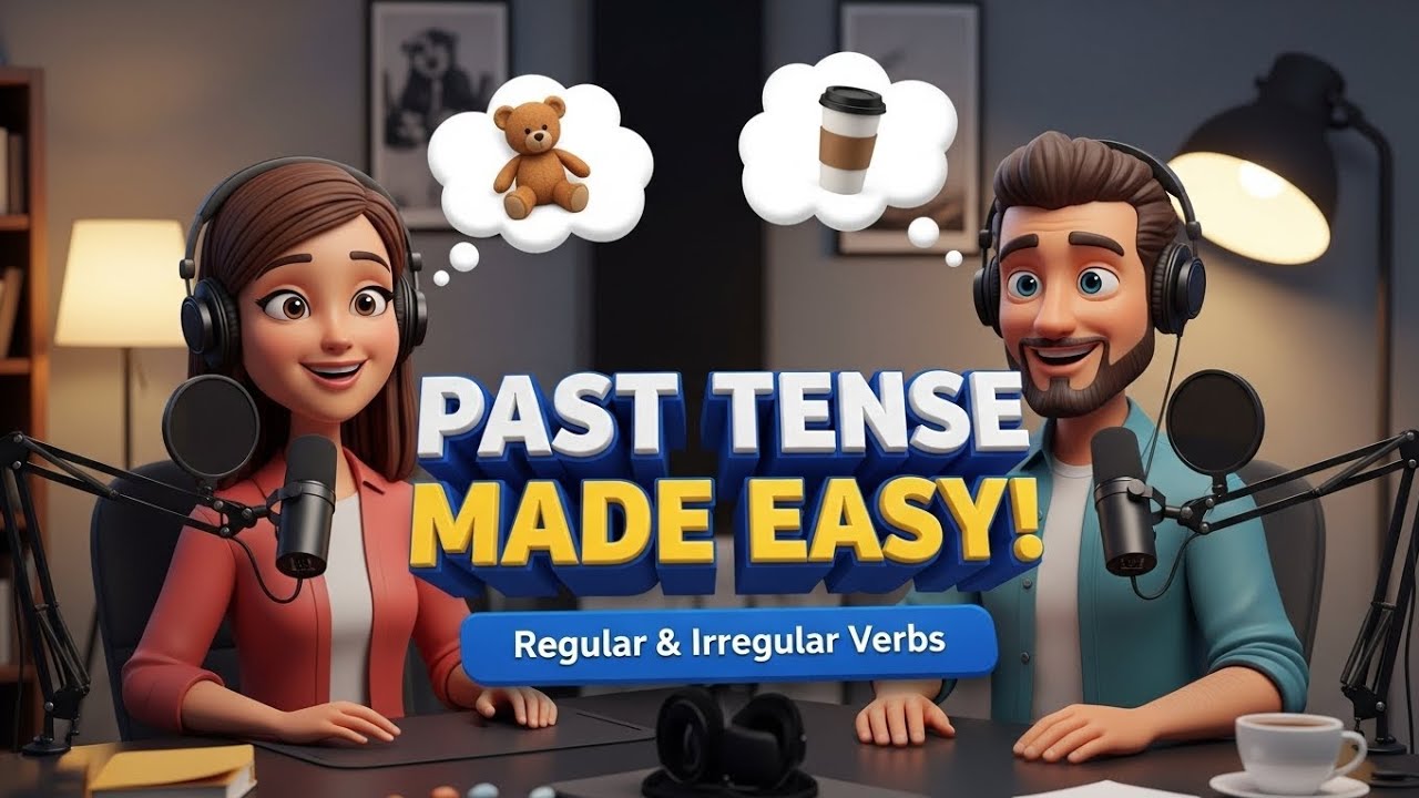 Simple Past Tense Explained: Regular vs. Irregular Verbs with Anna & David