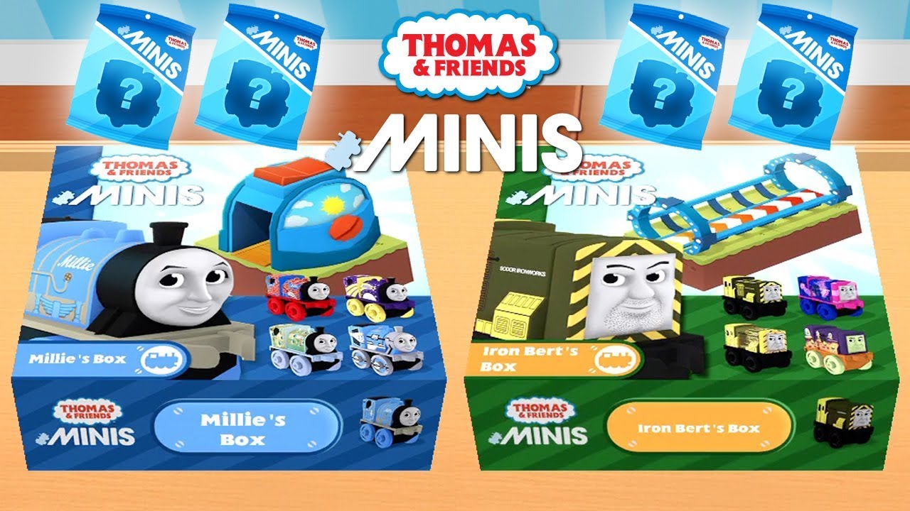 New Iron Bert Box and Millie Box Train Set | Thomas & Friends Minis (by Budge)