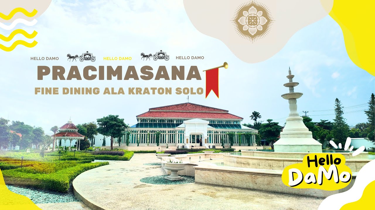 KULINER ALA KRATON SOLO DI BANGUNAN EROPA! Pracima Mangkunegaran | Pracimasana | Pracima Tuin