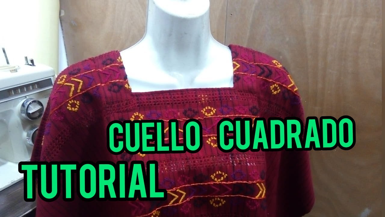 CUELLO CUADRADO UTILIZANDO ENTRETELA