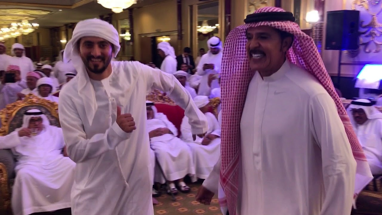 عبدالله بالخير ورقصة مابنسي جميلة  في العرس الشعبي
