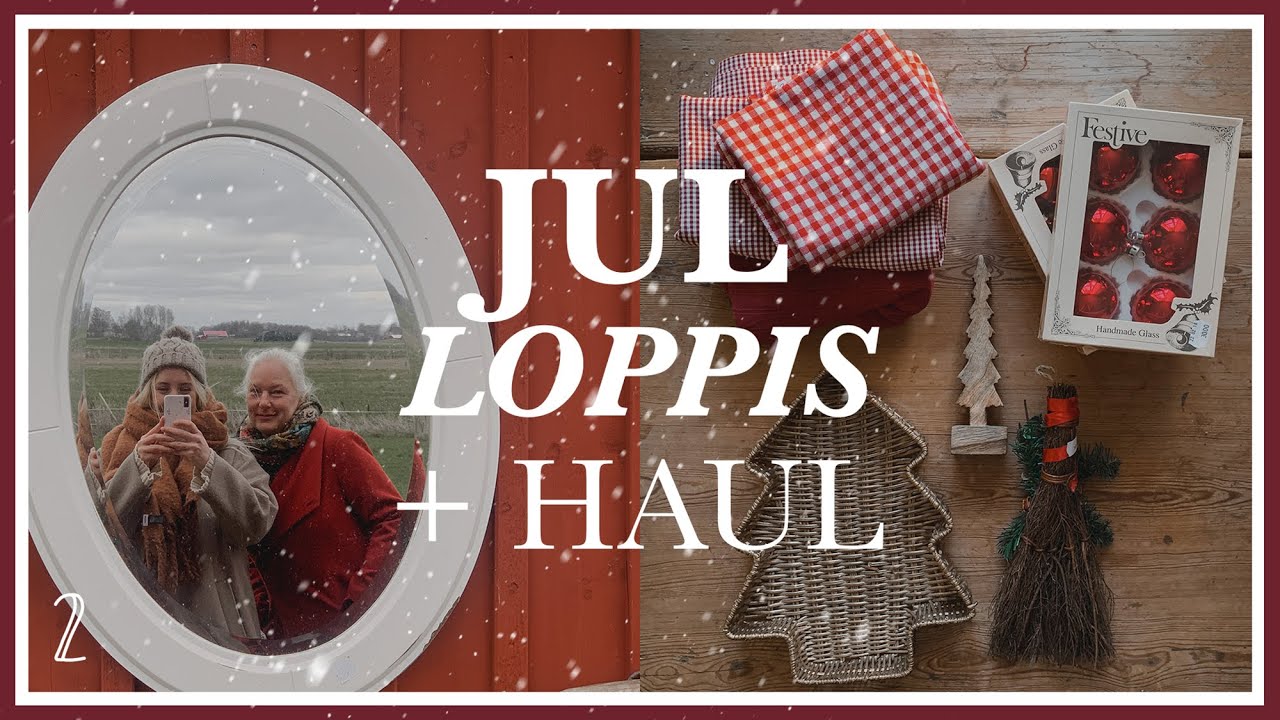 Letar julpynt Second Hand + stor, julig haul! 🎅🏻♻️