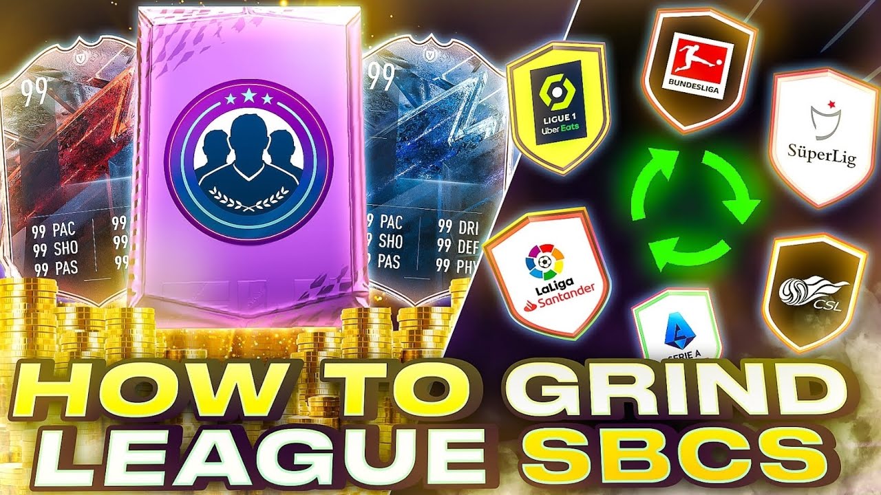 HOW TO GRIND LEAGUE SBCS AND MAKE A PROFIT *FOR ALL BUDGETS* - FIFA 22 ULTIMATE TEAM