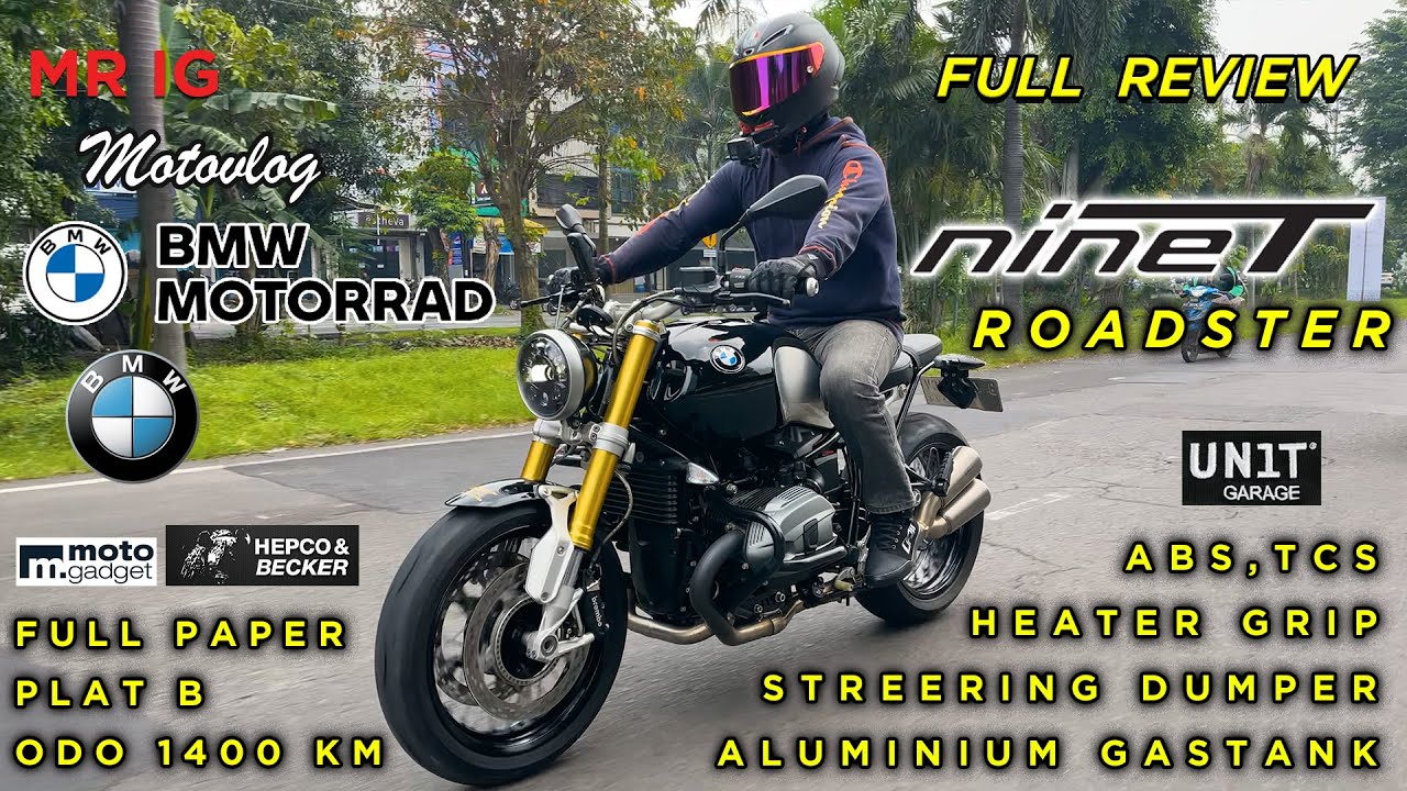 MOTOVLOG : #120 RIDING BMW R NINE T ROADSTER, SUDAH SEGANTENG BABANG ARIEL ??!