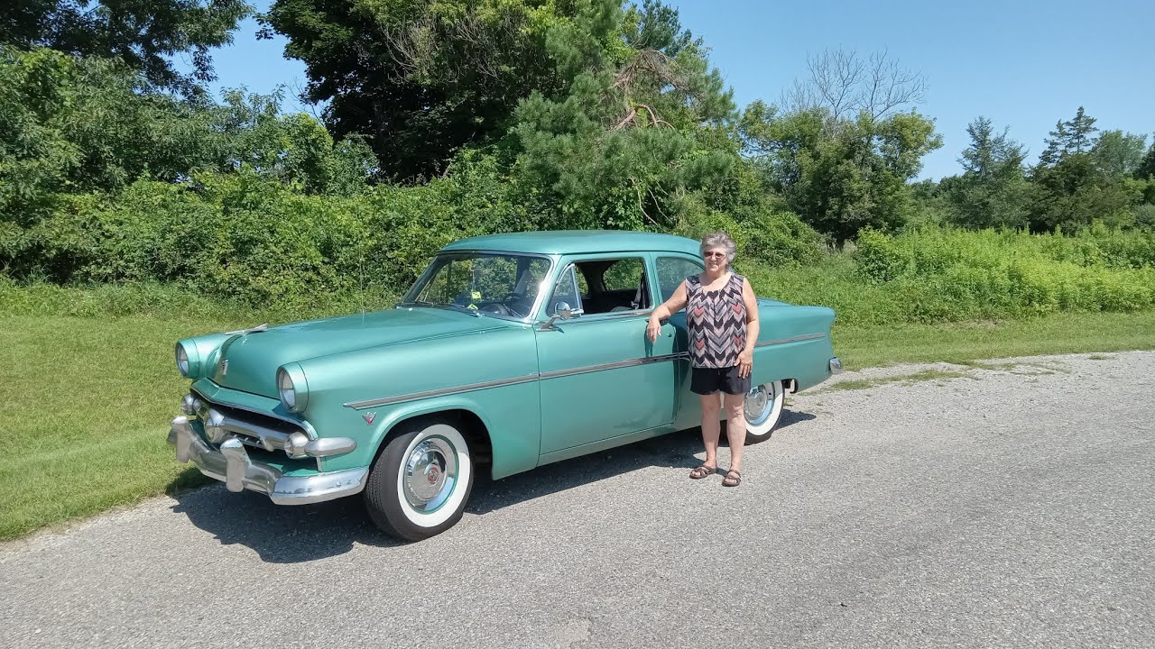 1954 Ford Customline , Drivetrain installed. 4th and  last year of work.