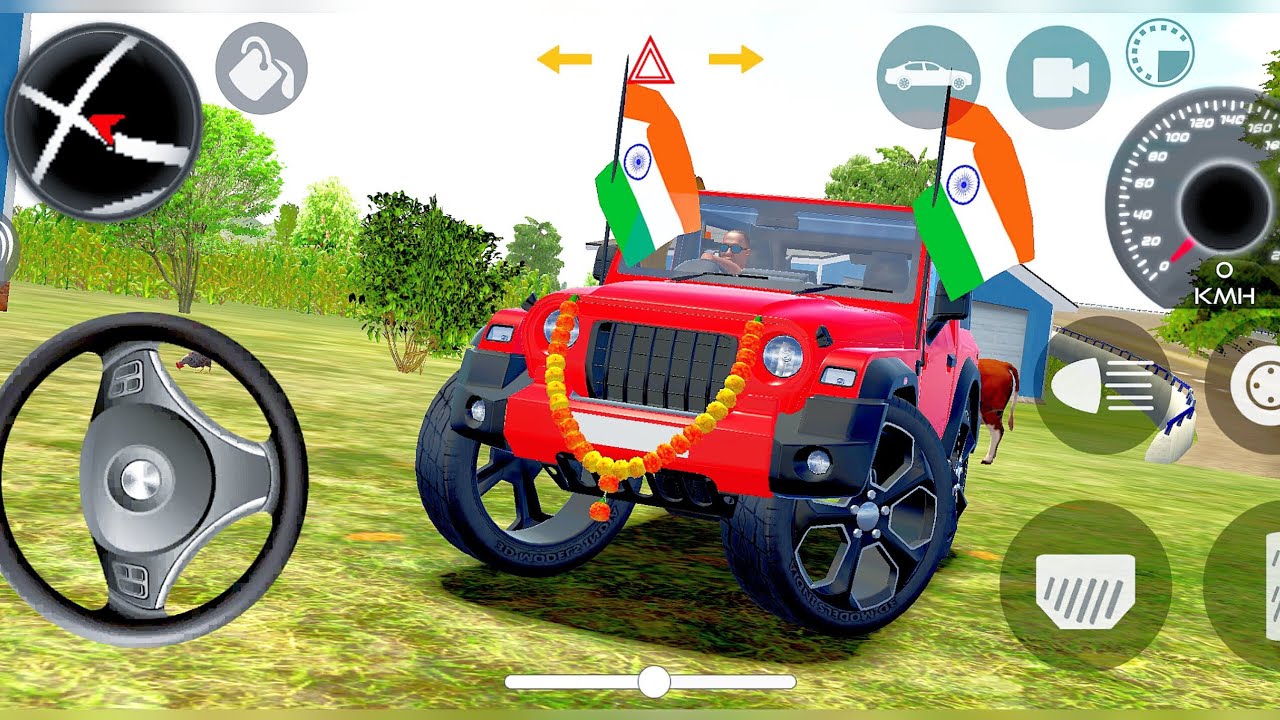 Modified Mahindra thar 😈 game : indian car (gadi wala game) thar game Android game play 