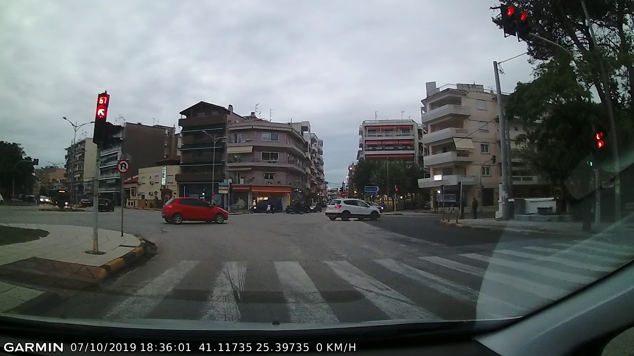 DRIVE #822: Xanthi (Ksanti)-Komotini-Alexandroupoli (Greece) (timelapse 4x) *Read Description*