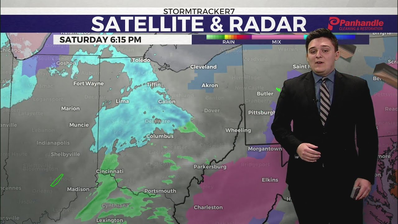 Light snow to return this evening and ending of the weekend