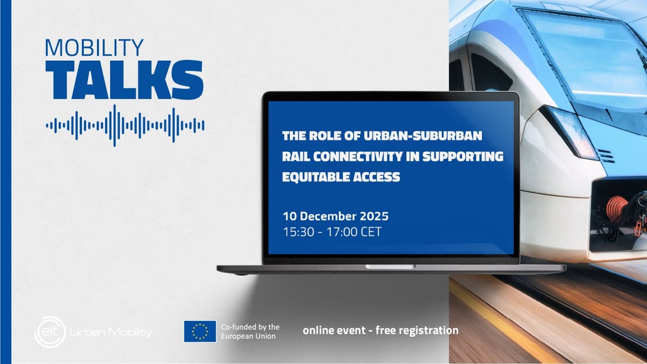 Mobility Talks 32: The role of urban-suburban rail connectivity in supporting equitable access