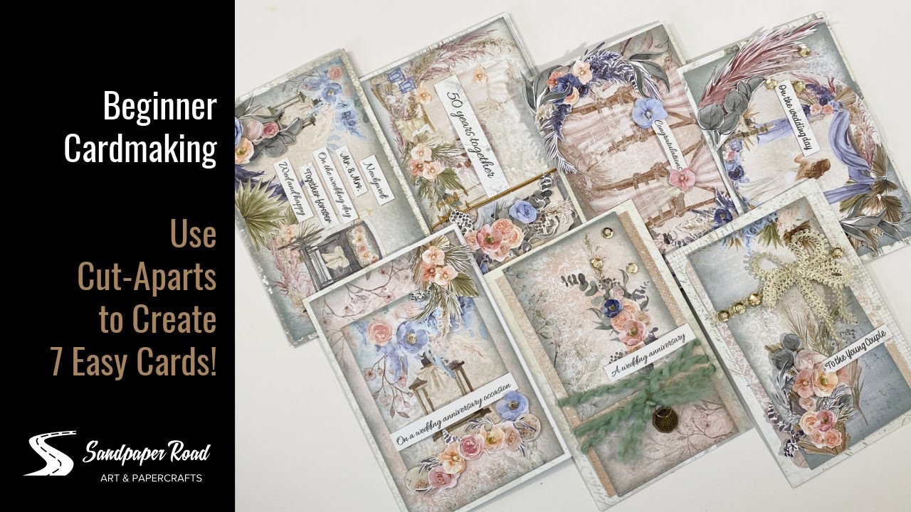 Beginner Cardmaking | Use Cut-Aparts to Create 7 Easy Cards!