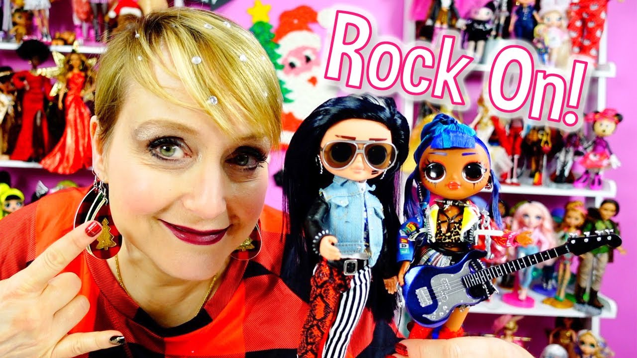 LOL Surprise Remix OMG FIRST BOY!!! Rocker Boi and Punk GRRRL Dolls + Song Records