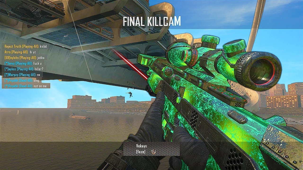 I HIT AN INSANE BO2 TRICKSHOT UNDER THE WHOLE MAP! (BO2 Plutonium w/ 13 KILLCAMS!)