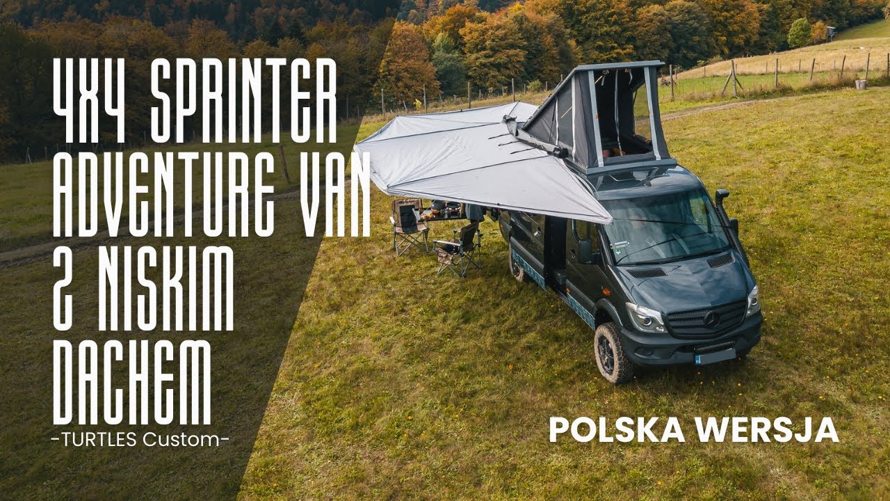 VAN TOUR PL I Sprinter 4x4 Turtles | Najmocniejsza i wyjątkowa wersja Oberaigner Offroad ZG4