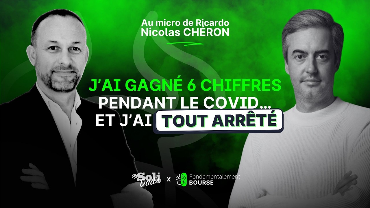 NICOLAS CHÉRON « J’AI TOUT ARRÊTÉ en plein KRACH» (Confession choc 🚨)