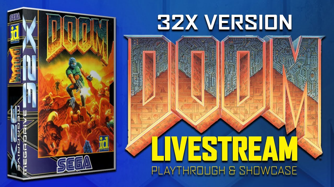 Doom 32x Showcase (Playthrough and Live Commentary)