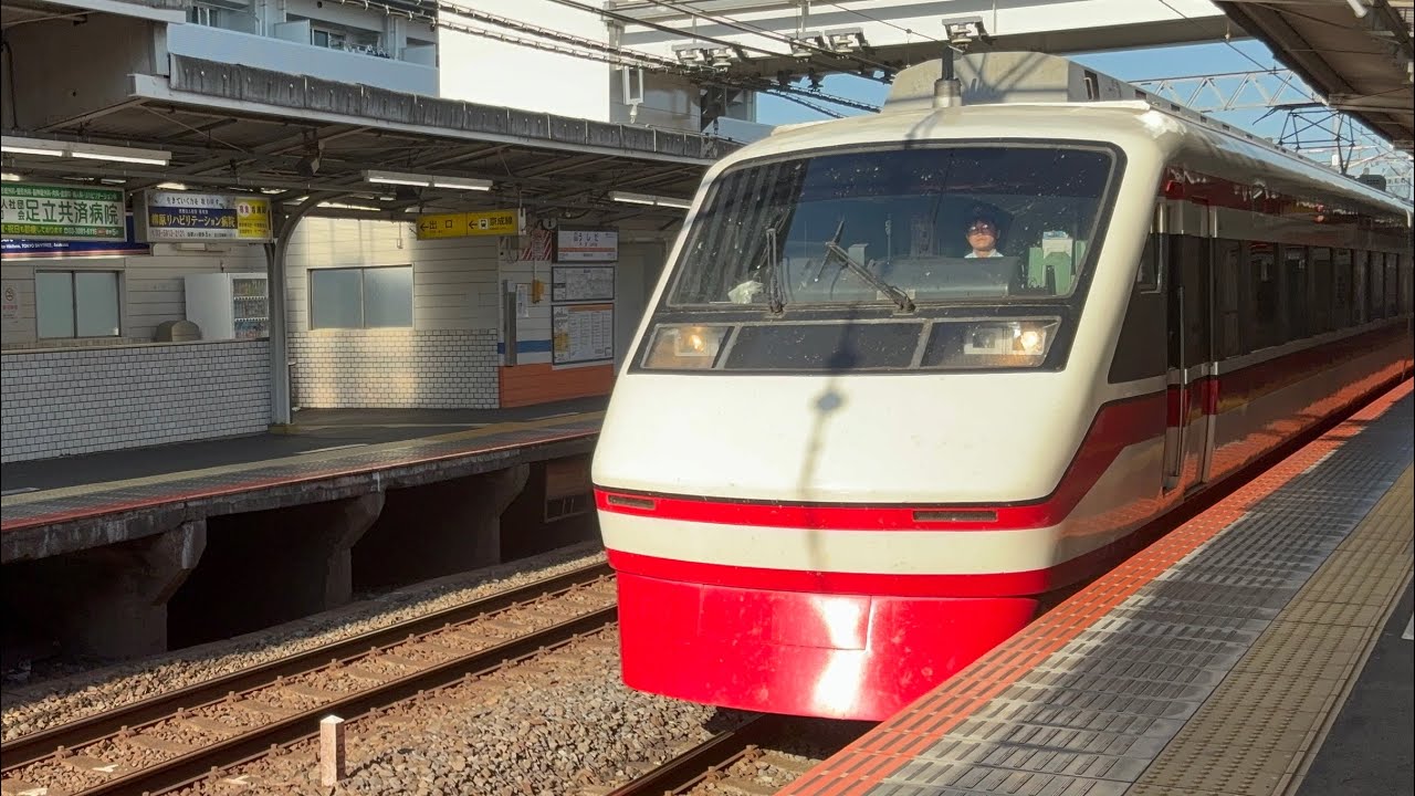 東武200系204F 1823特急りょうもう23号赤城行き牛田駅通過シーン