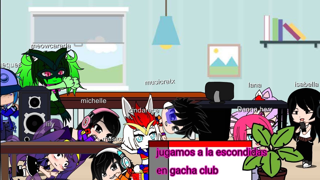 Jugamos a las escondidas en gacha club 