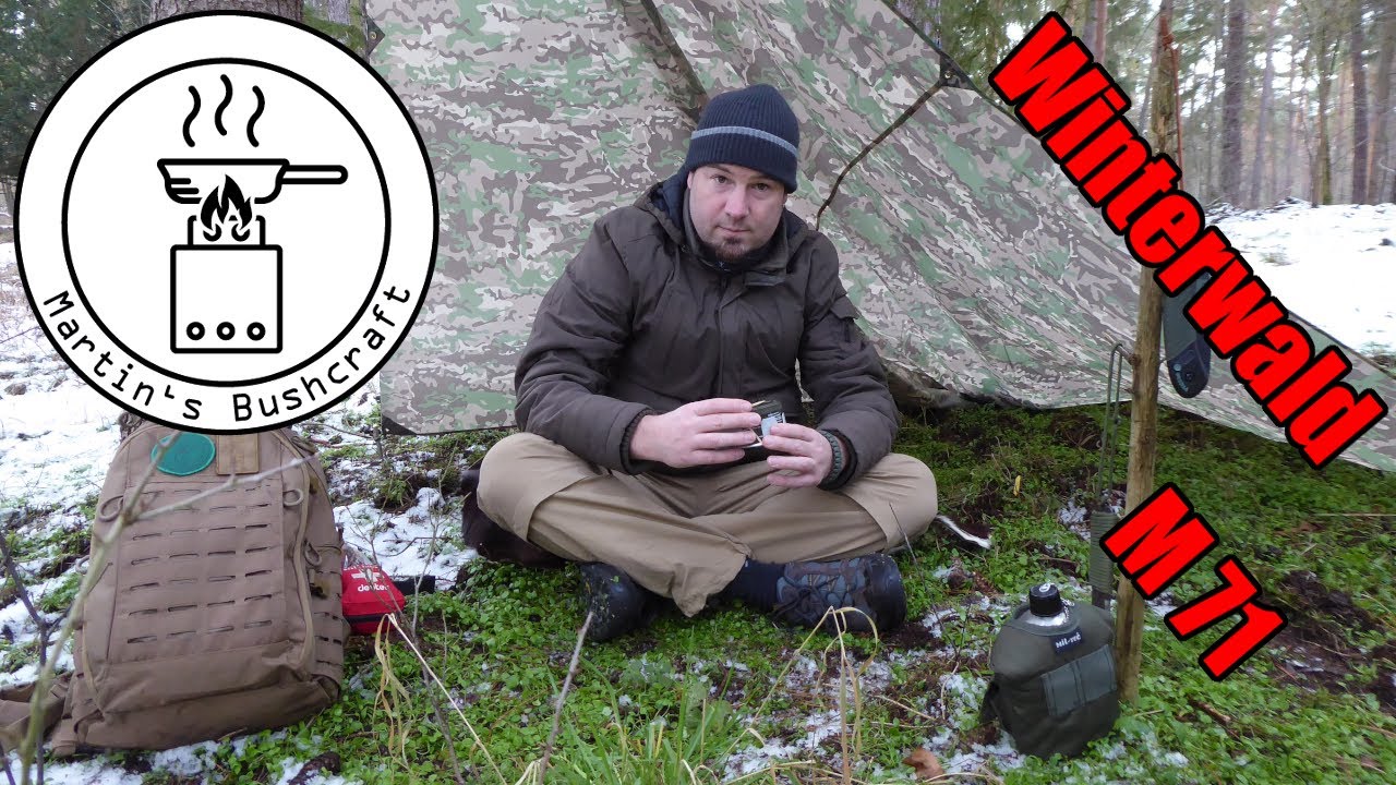 Raus in den Winterwald mit Notkocher M71 | Martin´s Bushcraft