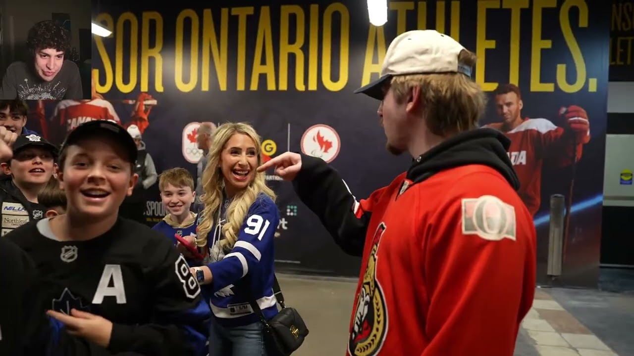 THANGOREACTS Senators Fan Trolls Maple Leafs!