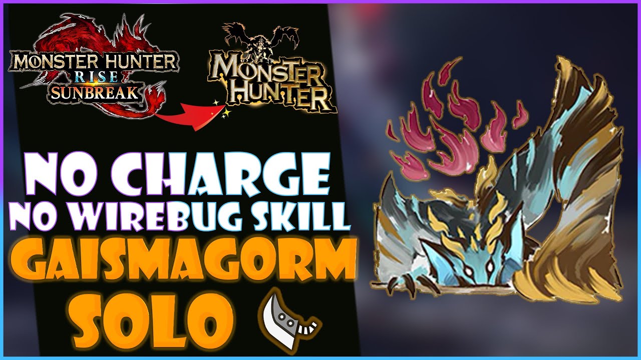 MH RISE SUNBREAK: Gaismagorm SOLO GS like a FIRST Gen (No Charge, No Wirebug Skill)
