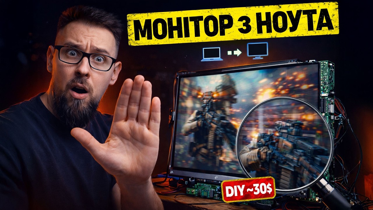 144 Гц за копійки? Чому саморобний монітор з ноутбука — це ПАСТКА