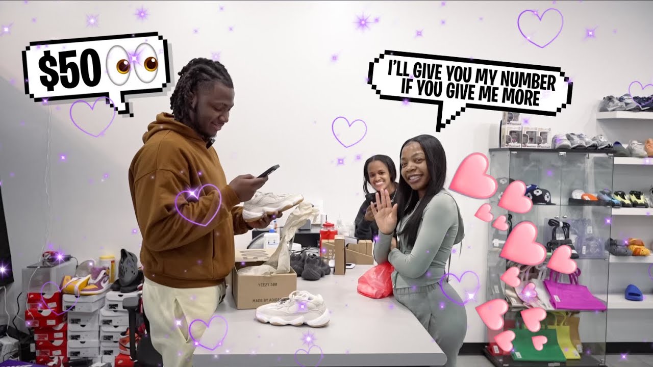 MY CRUSH CAME TO SELL ME SHOES| I PAID MORE THAN WHAT SHE WANTED.