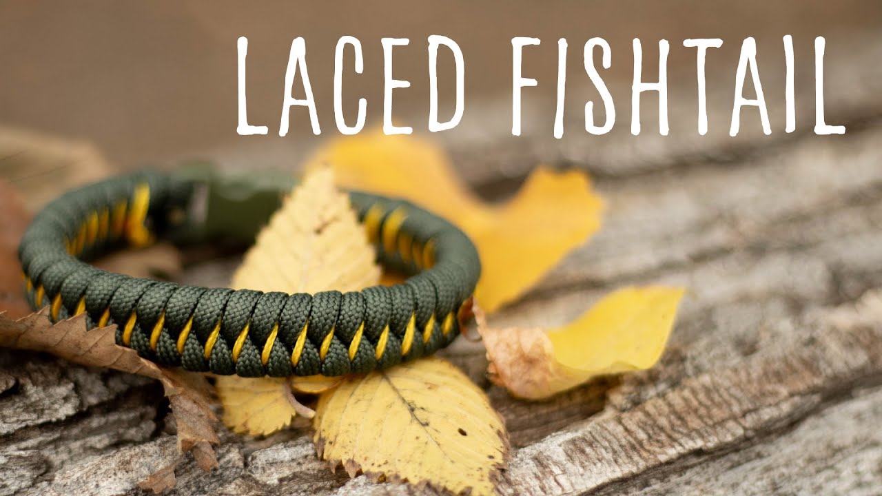 Easiest Laced Fishtail Paracord Bracelet Tutorial