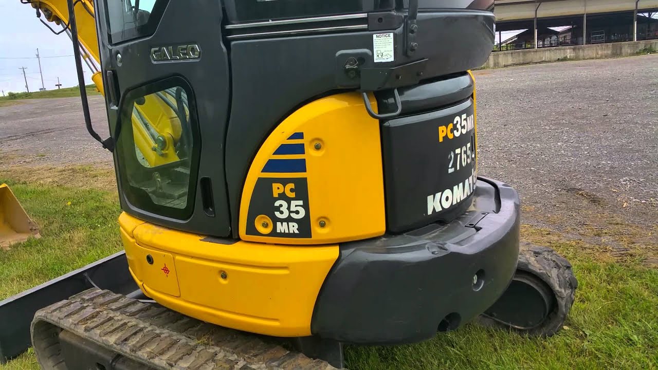 Komatsu PC 35 Mini Excavator For Sale Inspection Video!