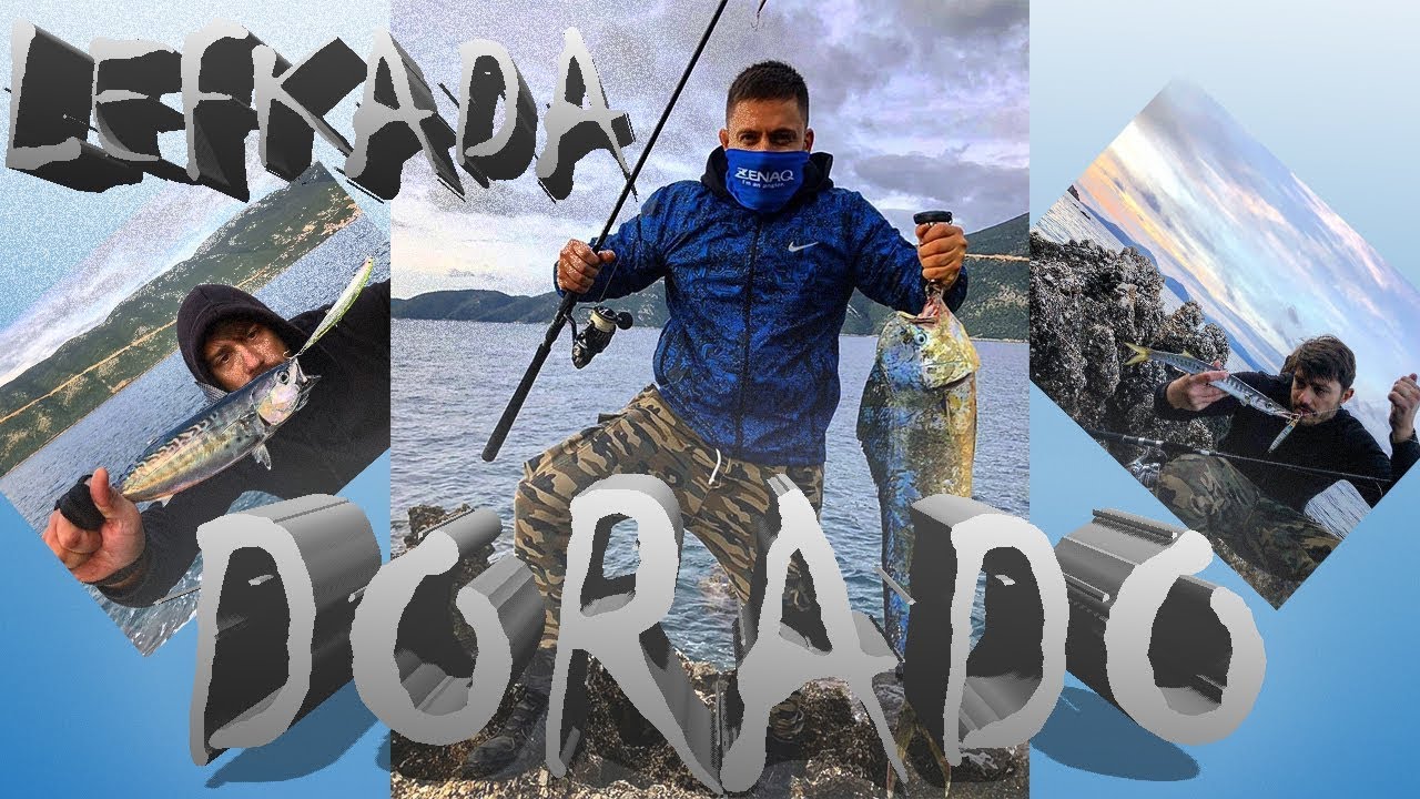 GIANT DORADO Mahi Mahi Caught While Fishing in LEFKADA GREECE