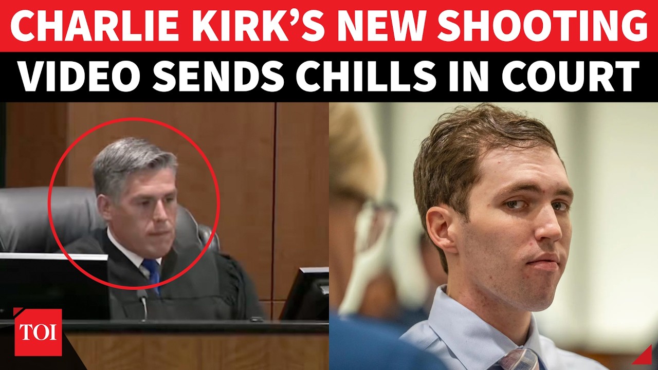 'UNSEEN' Charlie Kirk Video Played In Court; Trial Judge 'Disturbed' | Flinch Caught On Cam | WATCH