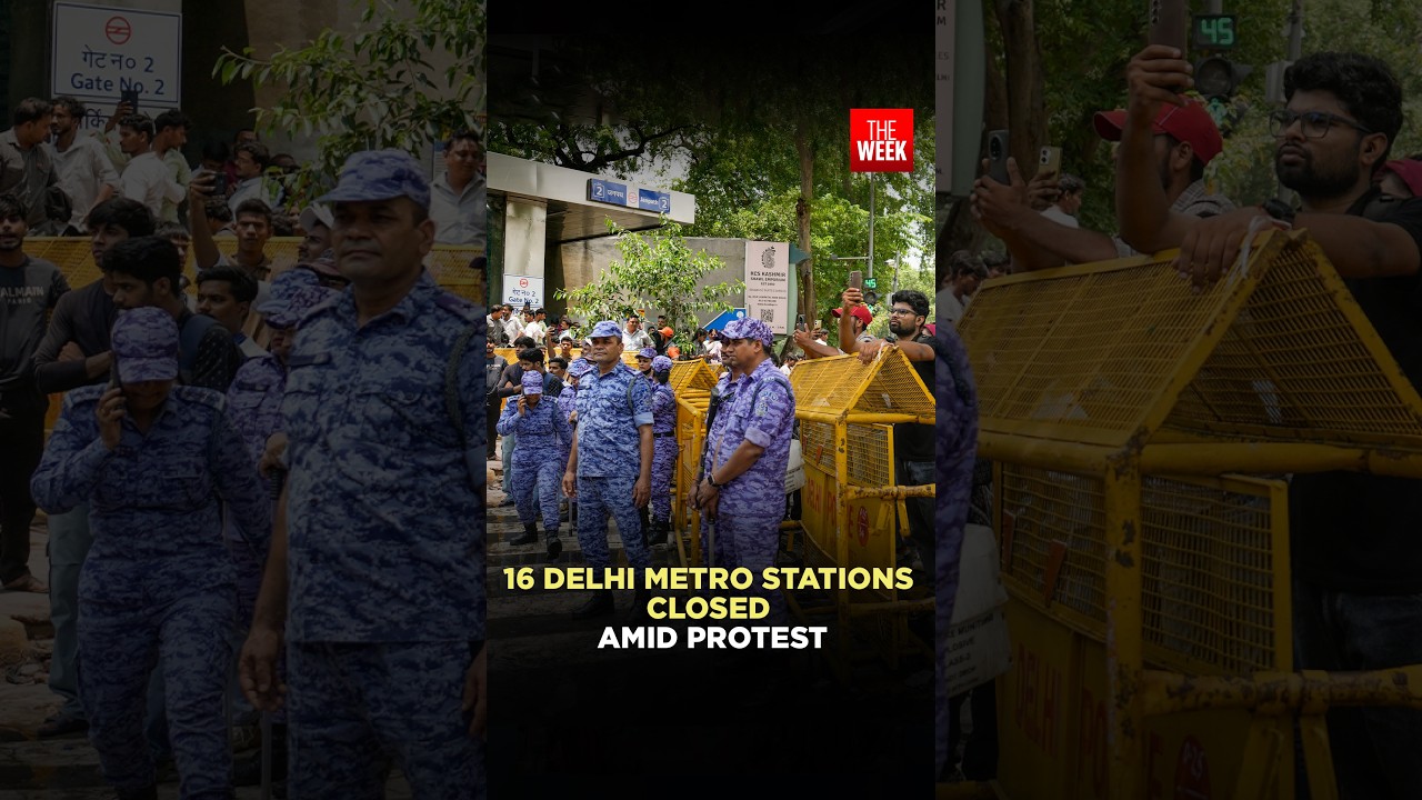 16 Delhi metro stations closed amid protest