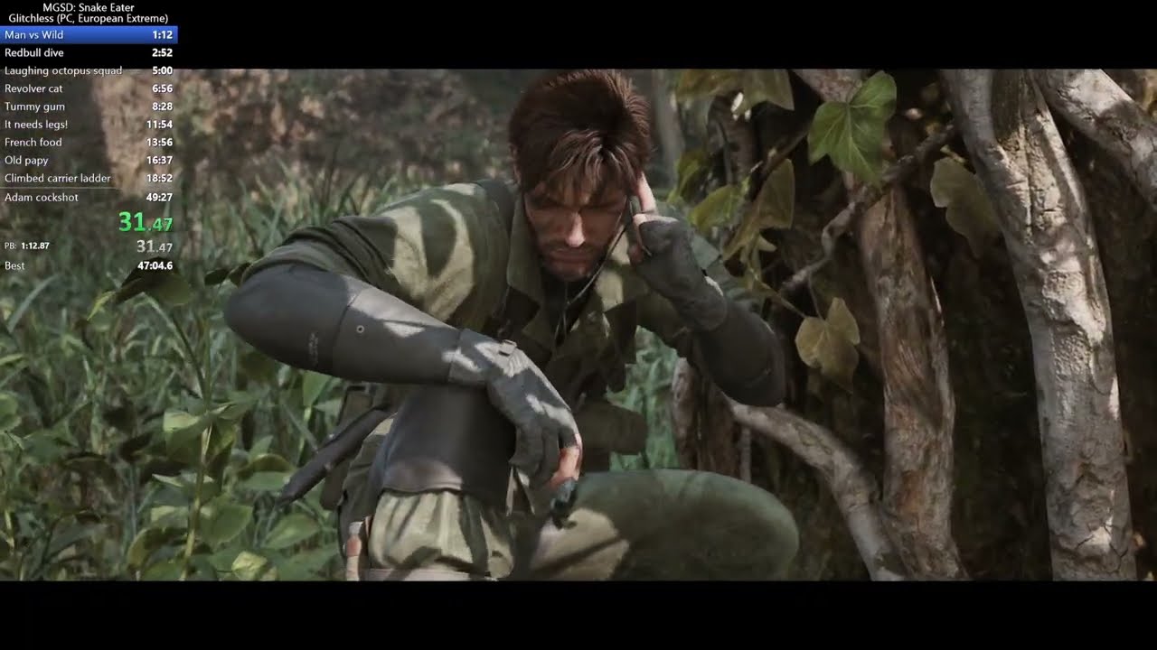 MGS Delta Speedrun EuExtreme Glitchless 48.43 FOXHOUND (world first sub 49)