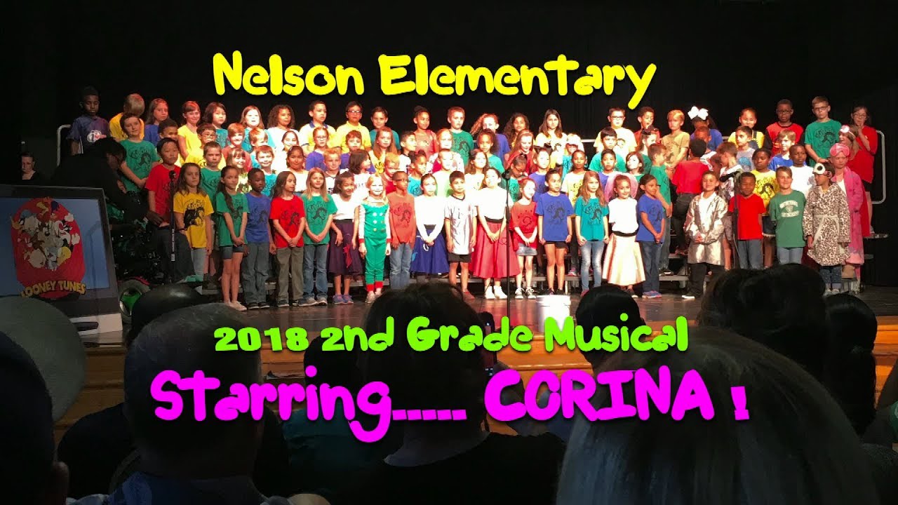 Corina stars in The Nelson Elementary 2nd grade Musical