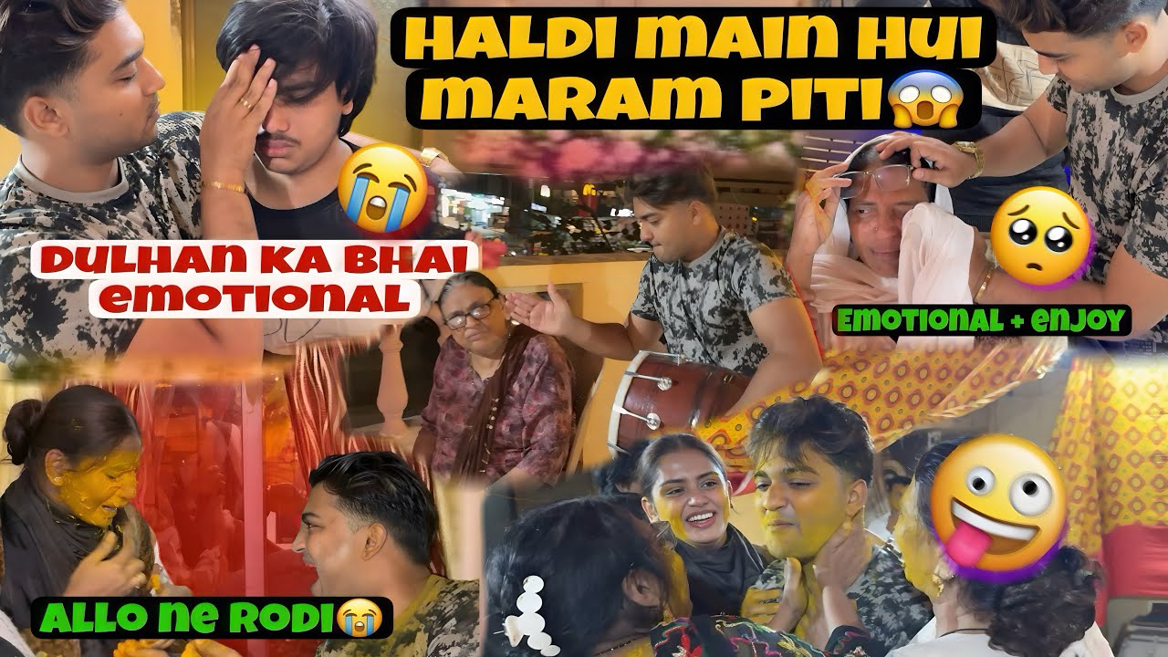 SAB GHAR WALO NE SHANU KO PAKAD KE MARE 😱 OR HALDI LAGAYE 😱 shanuallovlogs 😍