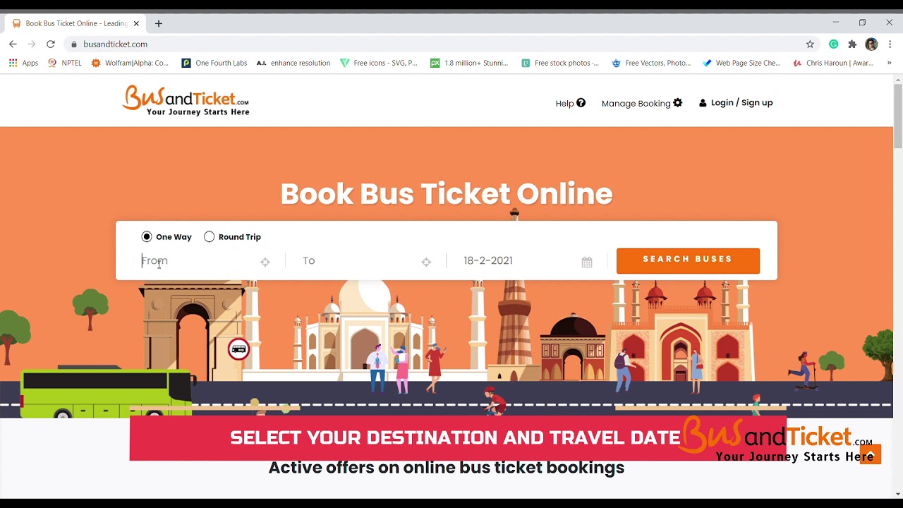 Plan you trip, book bus tickets online | busandticket.com